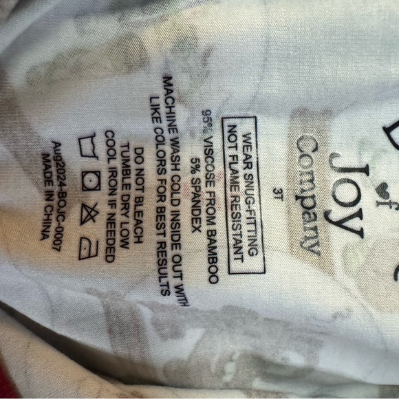 Disney Pixar Festive bamboo Zippy with Red Accents- 3T New w/Tag - Picture 4 of 4